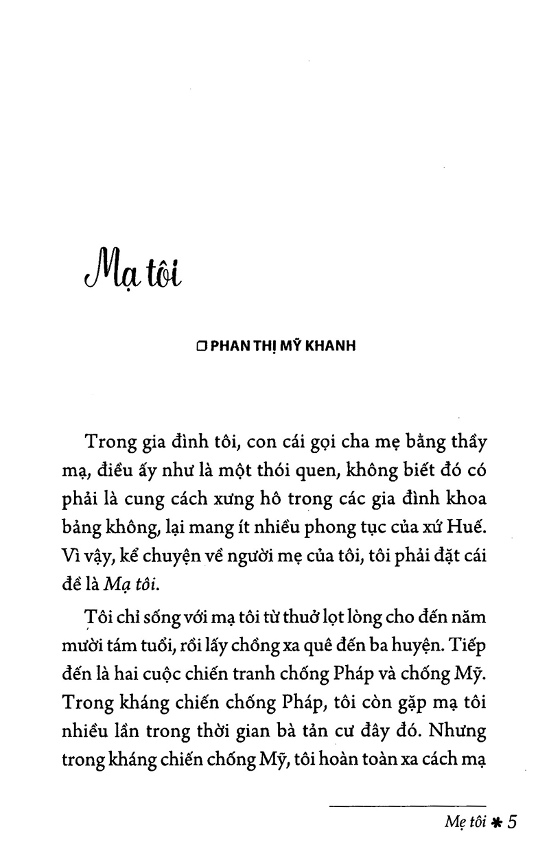 mẹ tôi