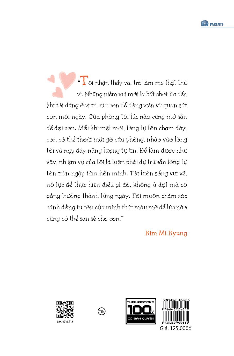 mẹ tự tôn - con tự tin