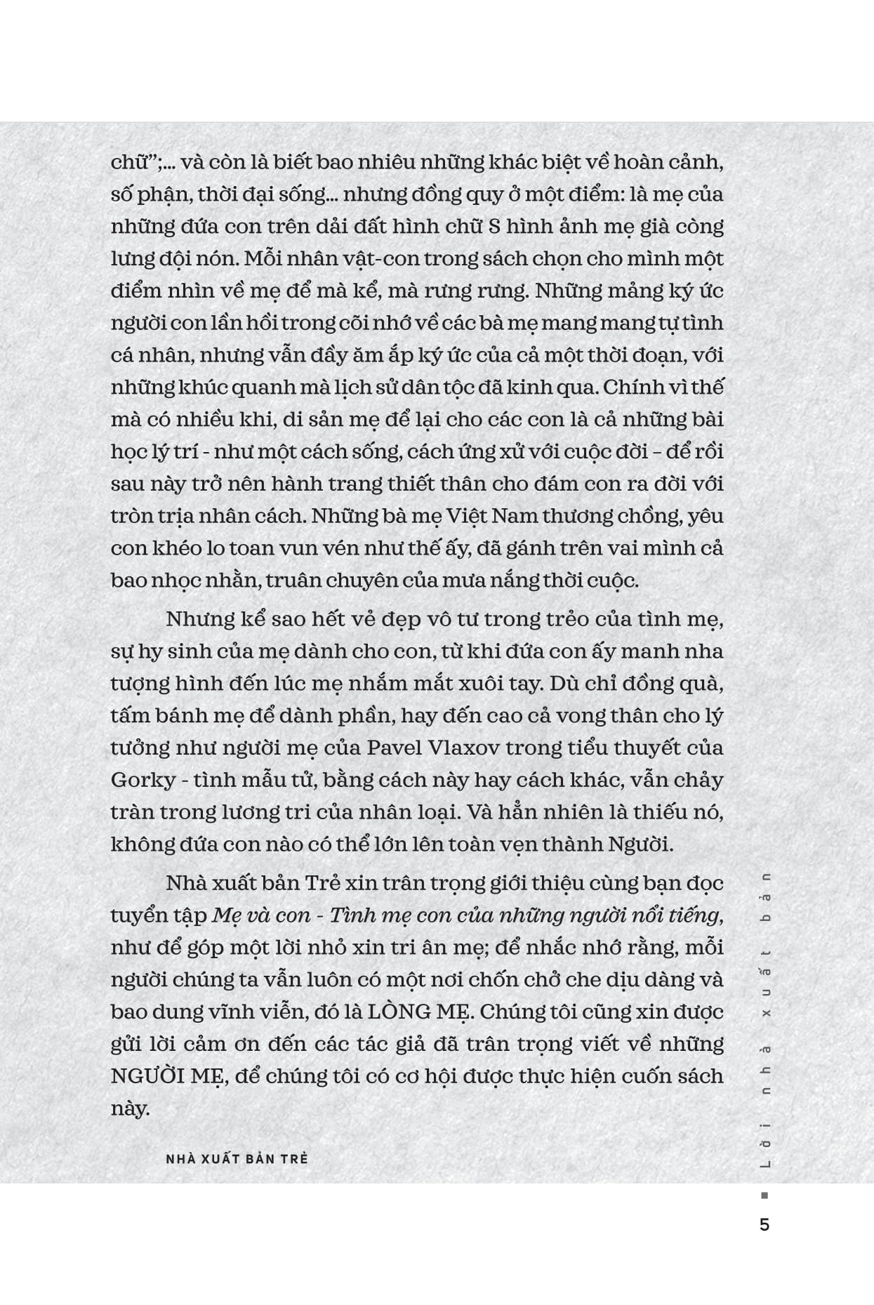 mẹ và con - tình mẹ con của những người nổi tiếng