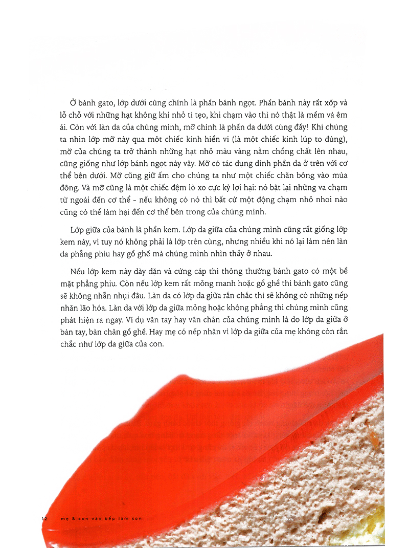 mẹ và con vào bếp làm son