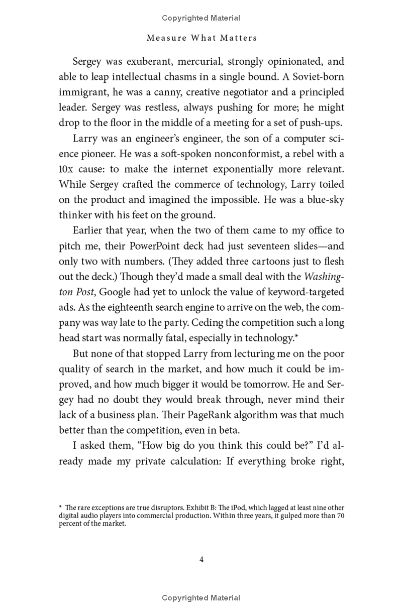 measure what matters: how google, bono, and the gates foundation rock the world with okrs