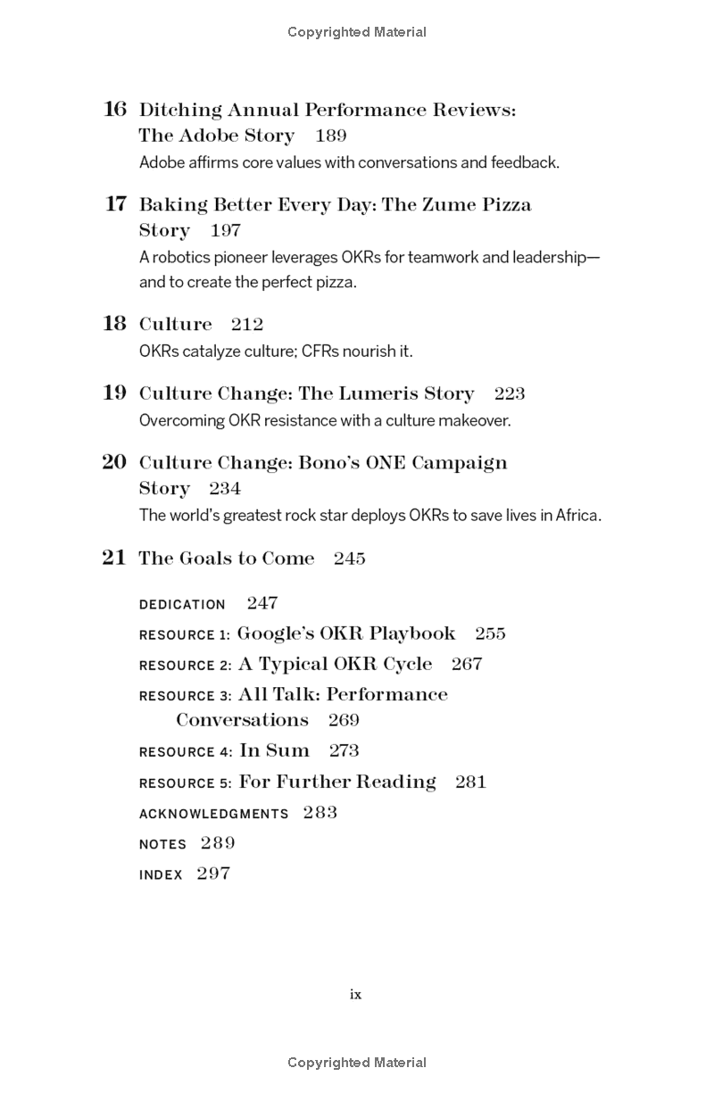 measure what matters: how google, bono, and the gates foundation rock the world with okrs