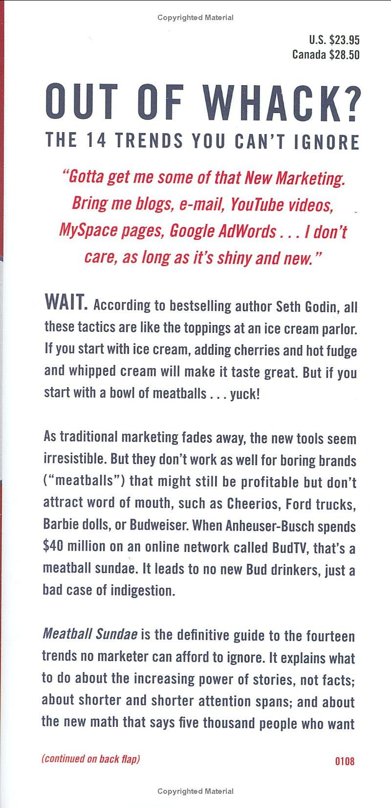 meatball sundae - how new marketing is transforming the business world (and how to thrive in it)