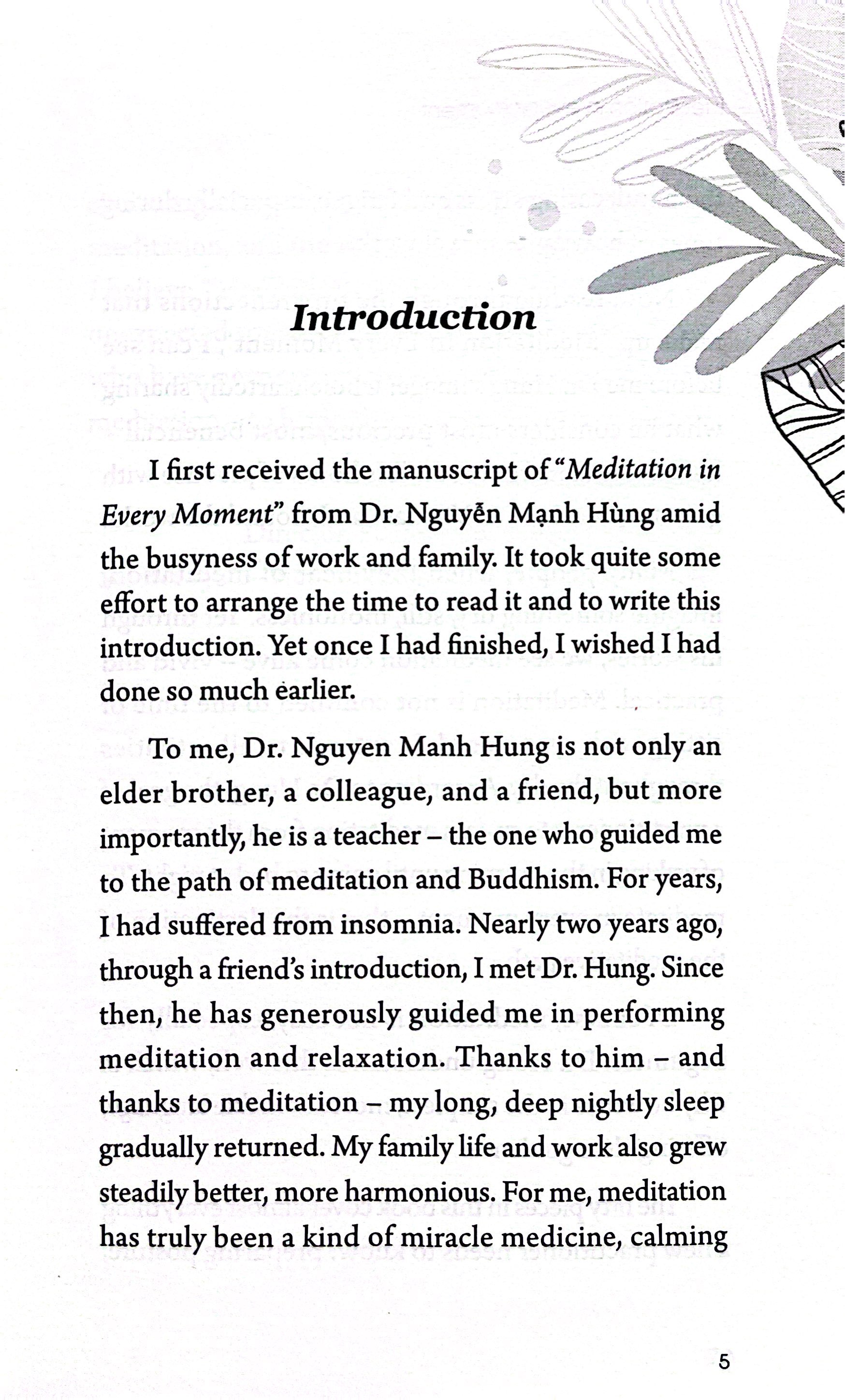 Meditation In Every Moment - Thien Trong Tung Phut Giay