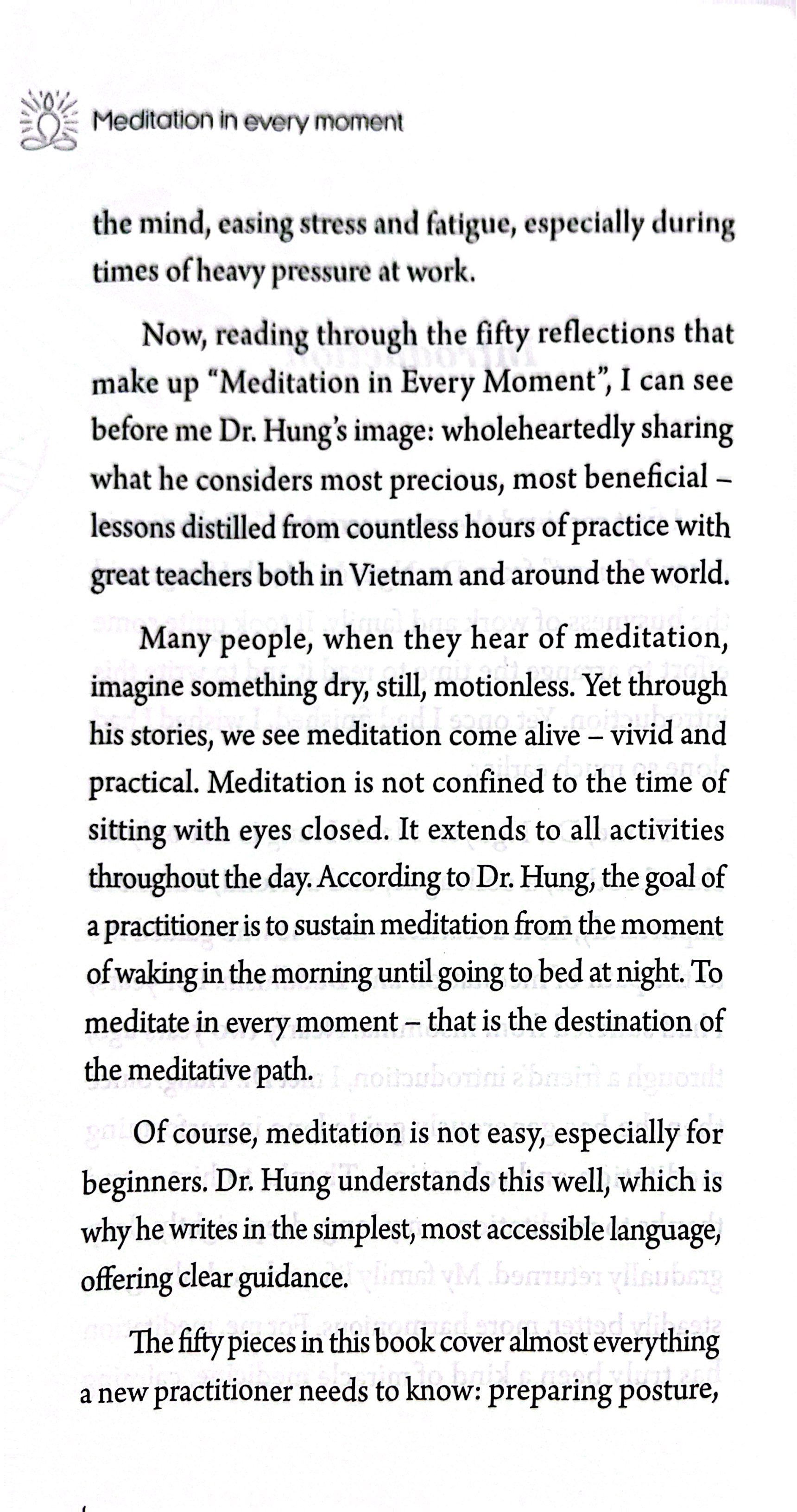 Meditation In Every Moment - Thien Trong Tung Phut Giay