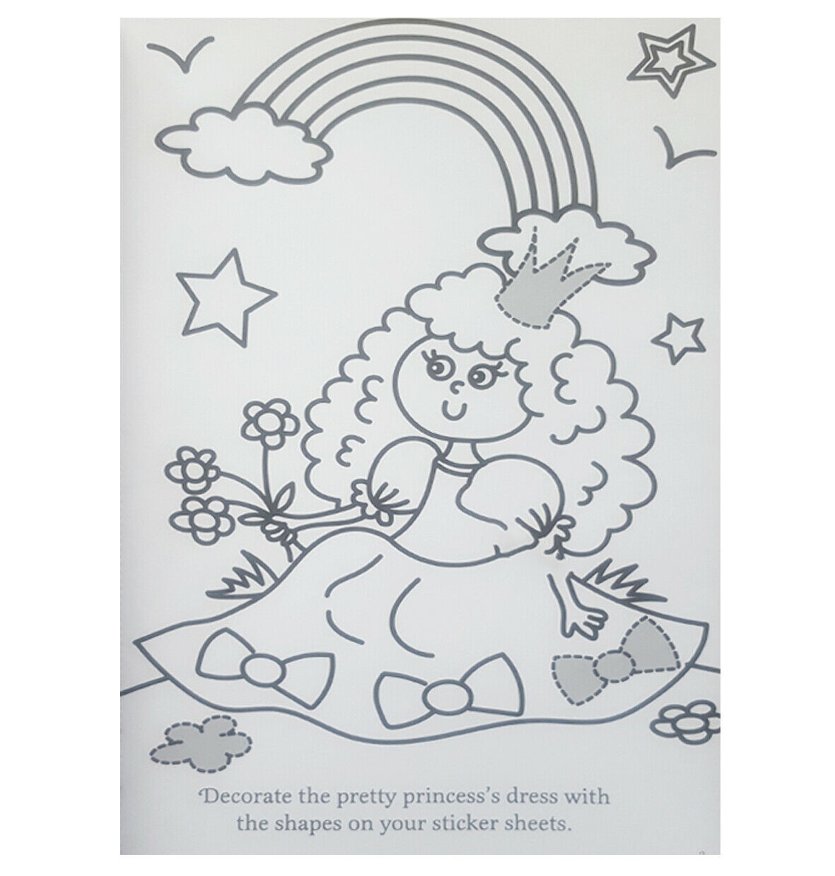 mega stickers: princess and unicorn