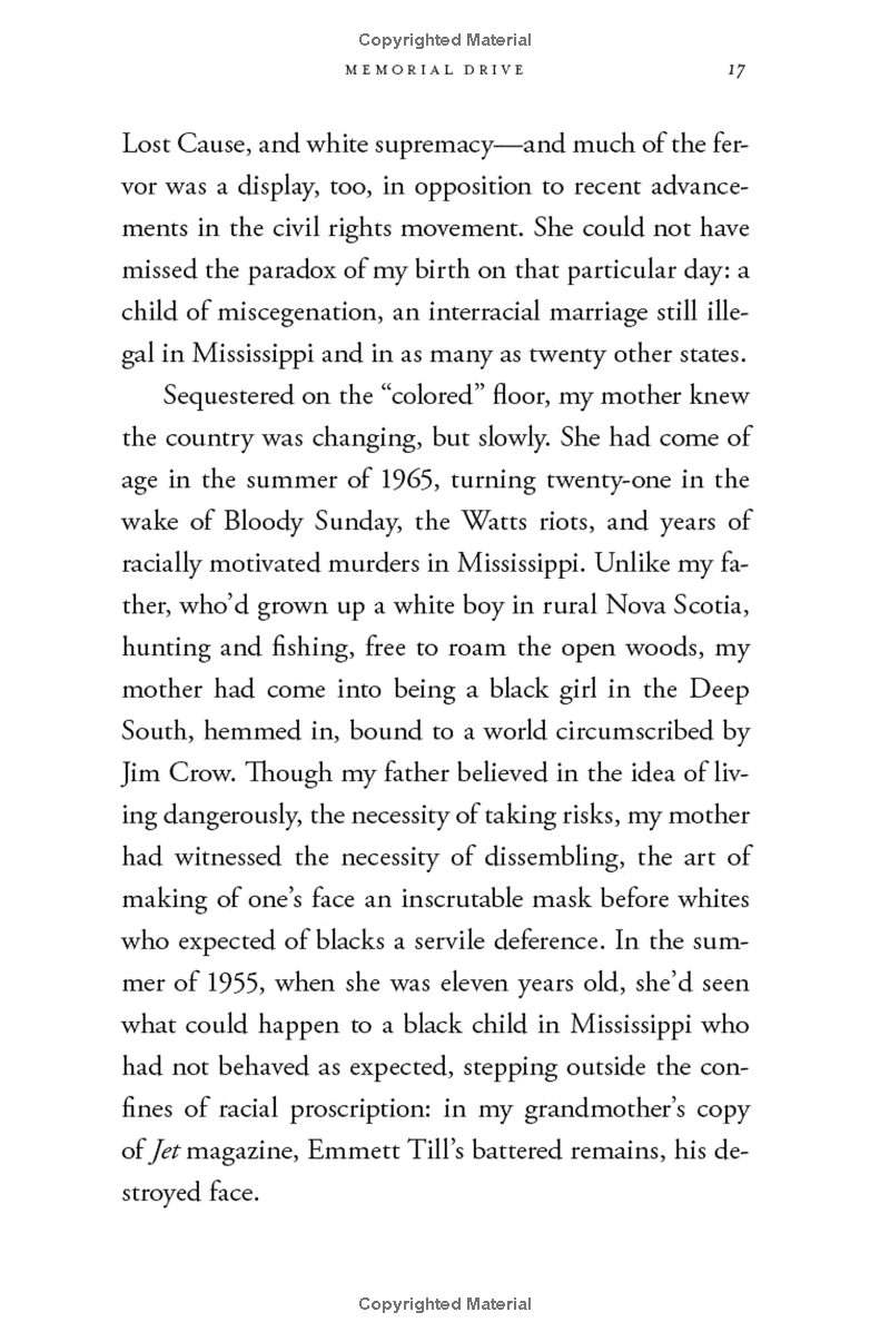 memorial drive: a daughter's memoir