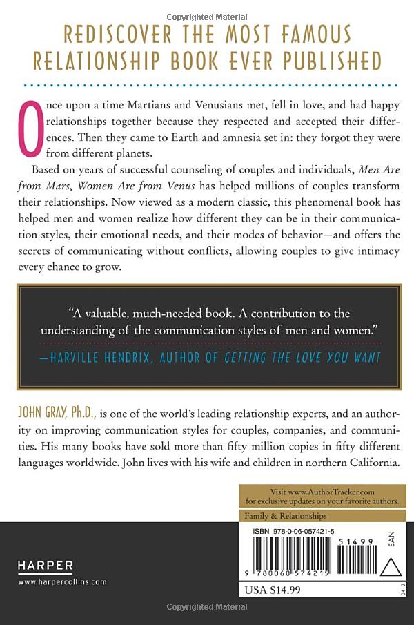 men are from mars, women are from venus