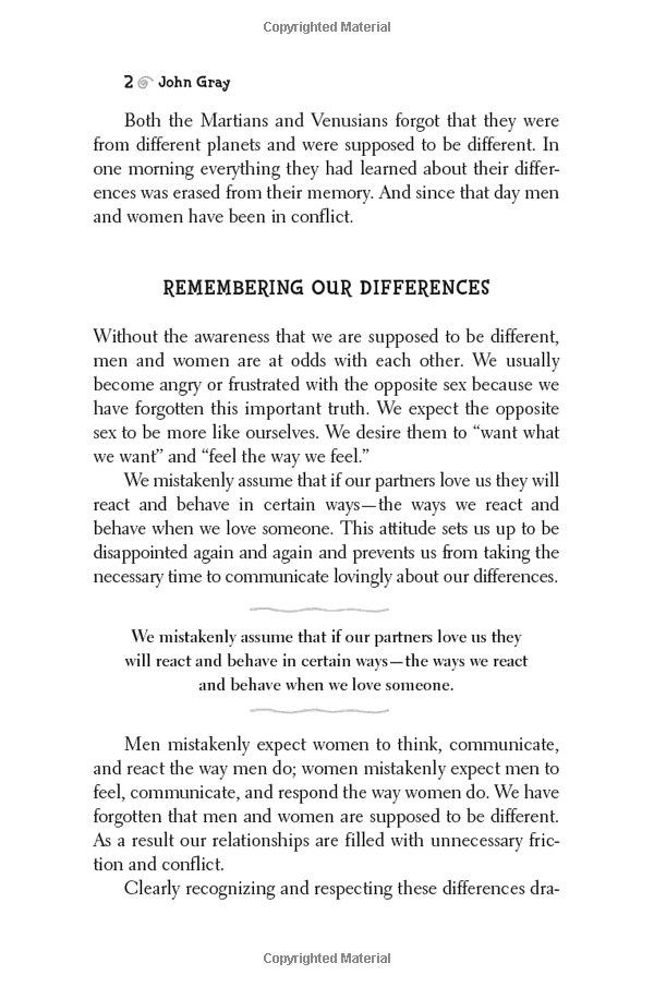 men are from mars, women are from venus