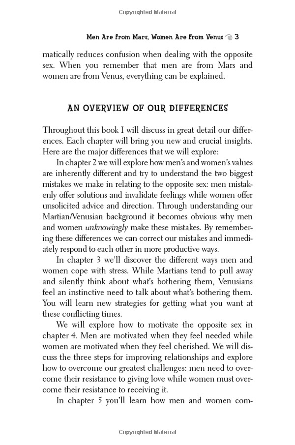 men are from mars, women are from venus