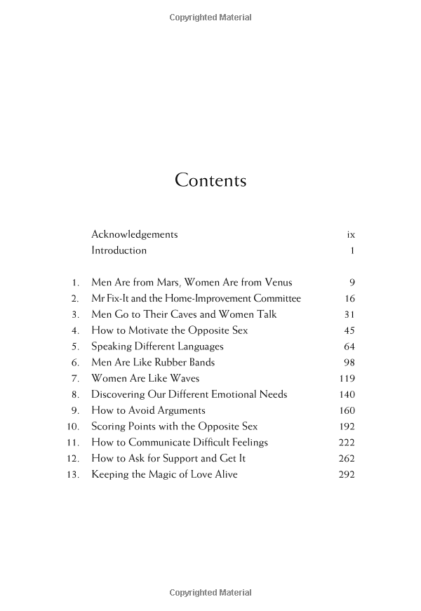 men are from mars, women are from venus : the classic guide to understanding the opposite sex