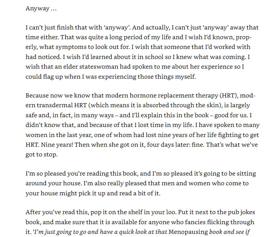 menopausing - the positive roadmap to your second spring