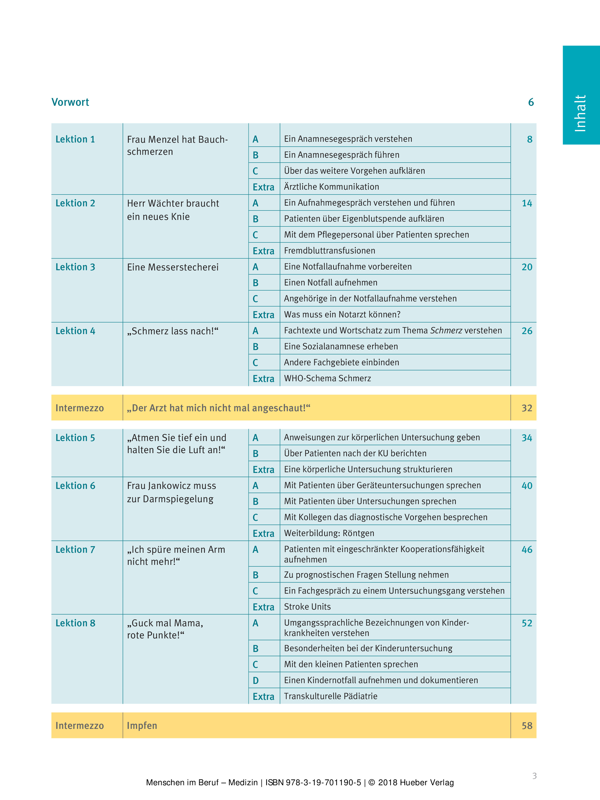 menschen im beruf - medizin: deutsch als fremdsprache / kursbuch mit mp3-cd