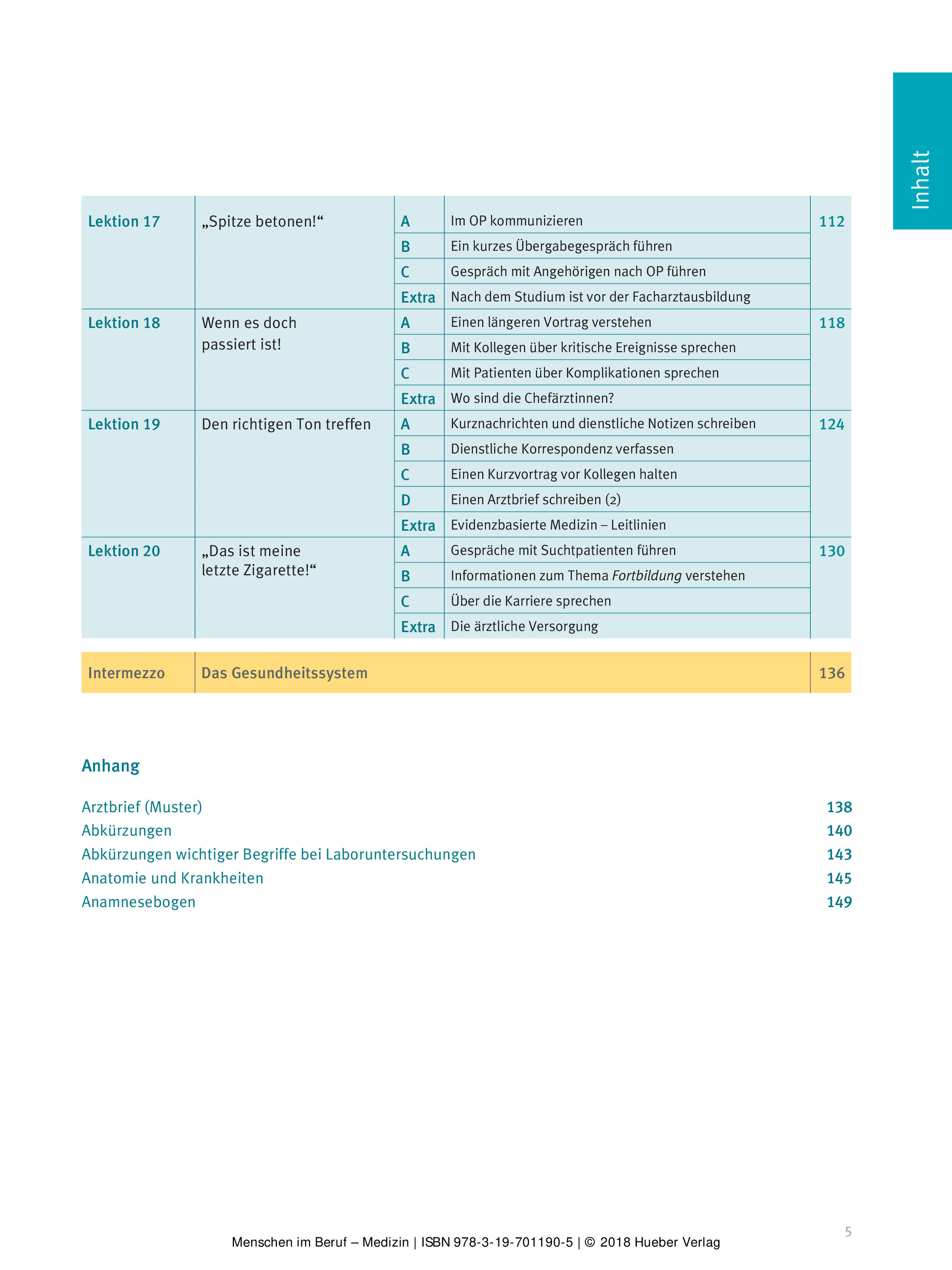 menschen im beruf - medizin: deutsch als fremdsprache / kursbuch mit mp3-cd