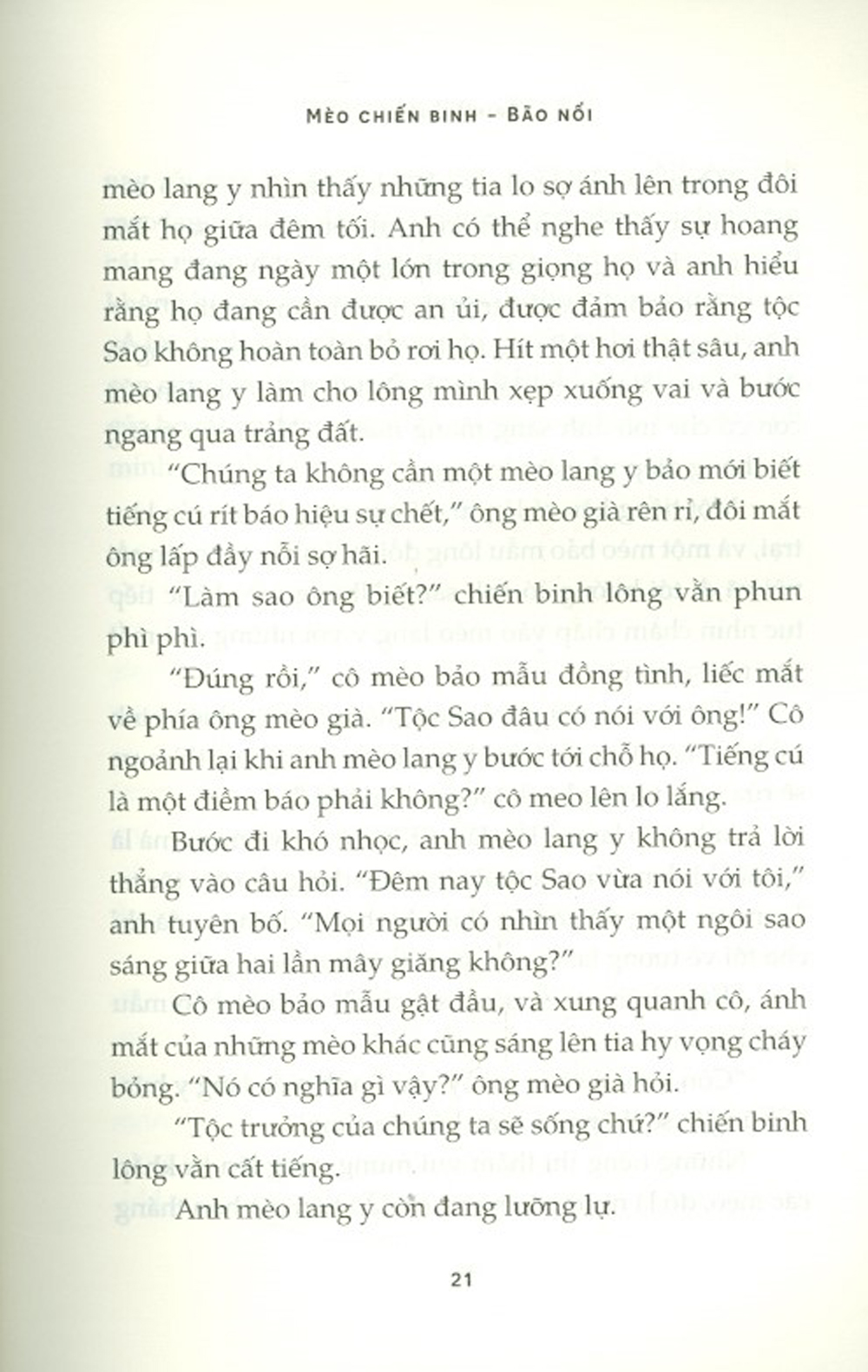 mèo chiến binh - bão nổi