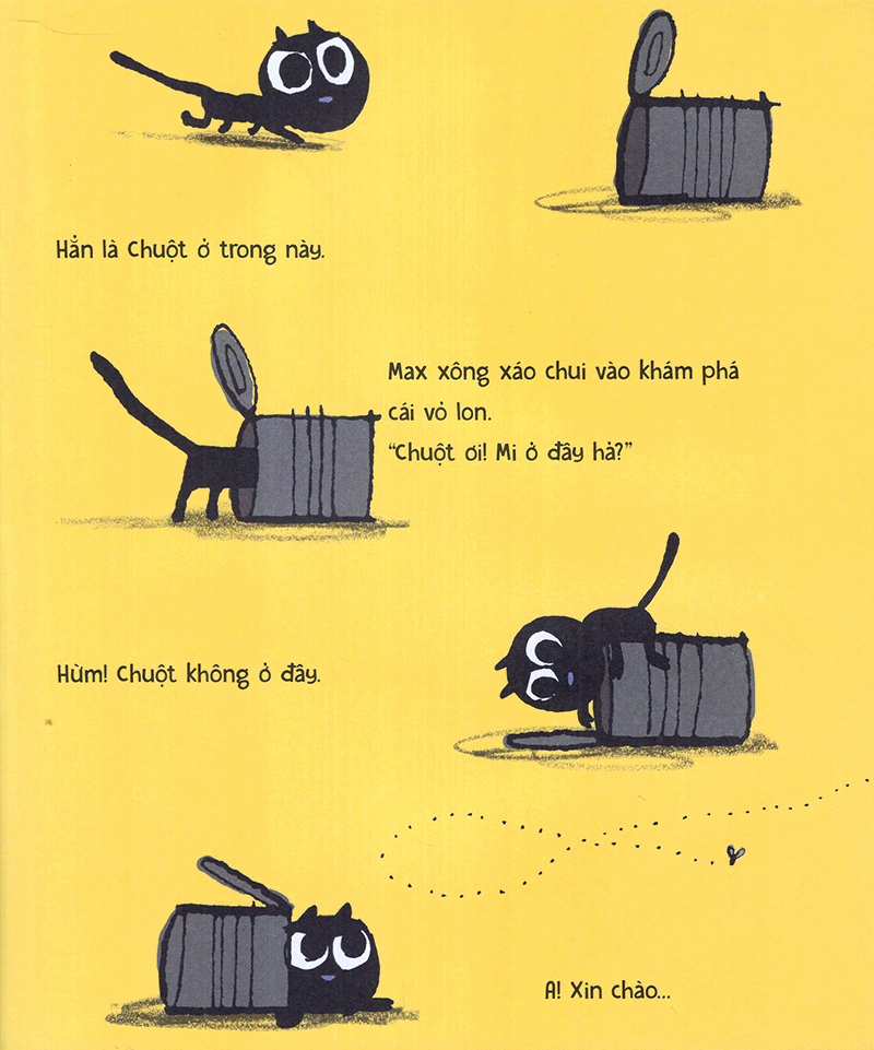 mèo max dũng cảm