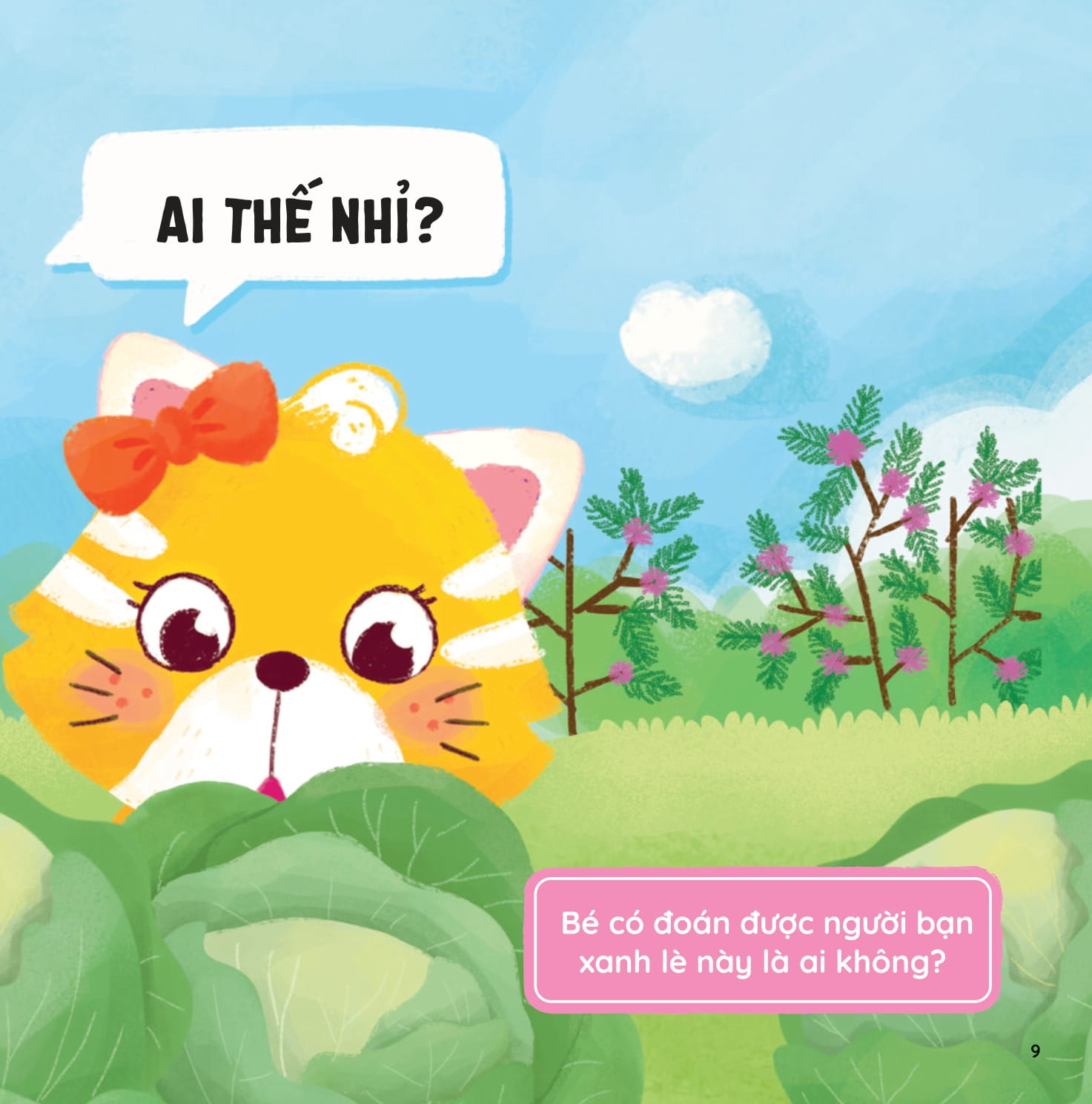 meo meo bé mèo tốt bụng - câu chuyện trong vườn