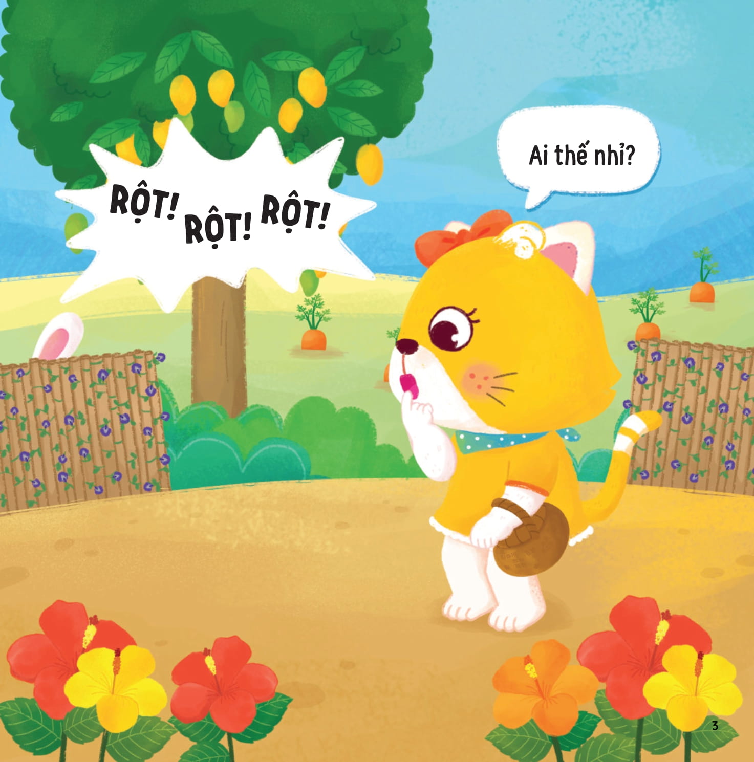 meo meo bé mèo tốt bụng - câu chuyện trong vườn