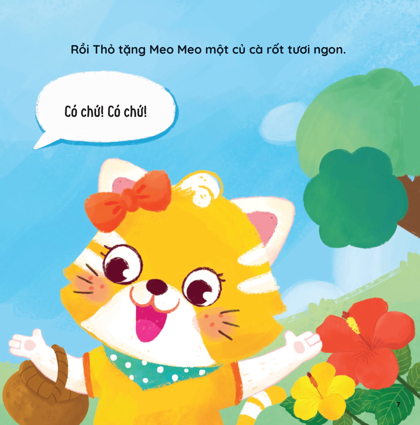 meo meo bé mèo tốt bụng - câu chuyện trong vườn