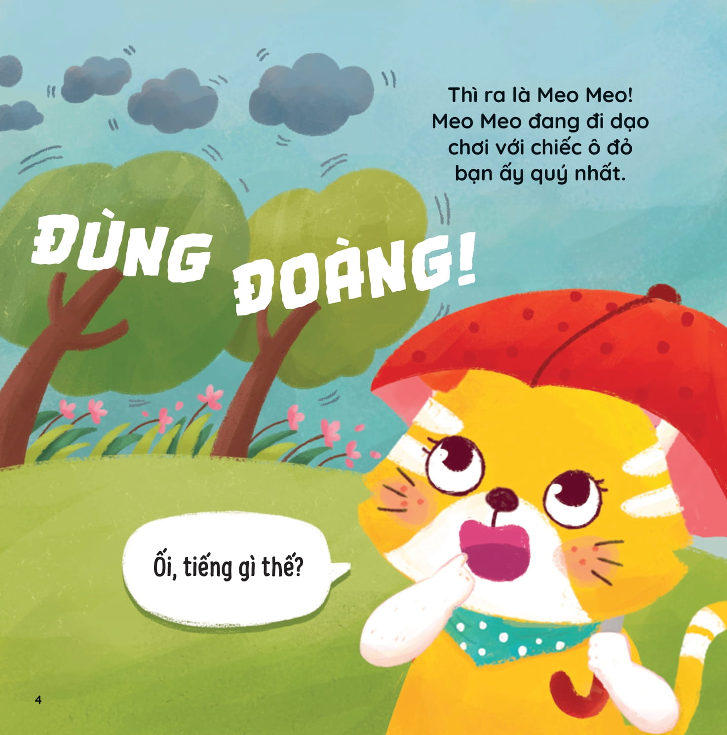 meo meo bé mèo tốt bụng - mưa rồi