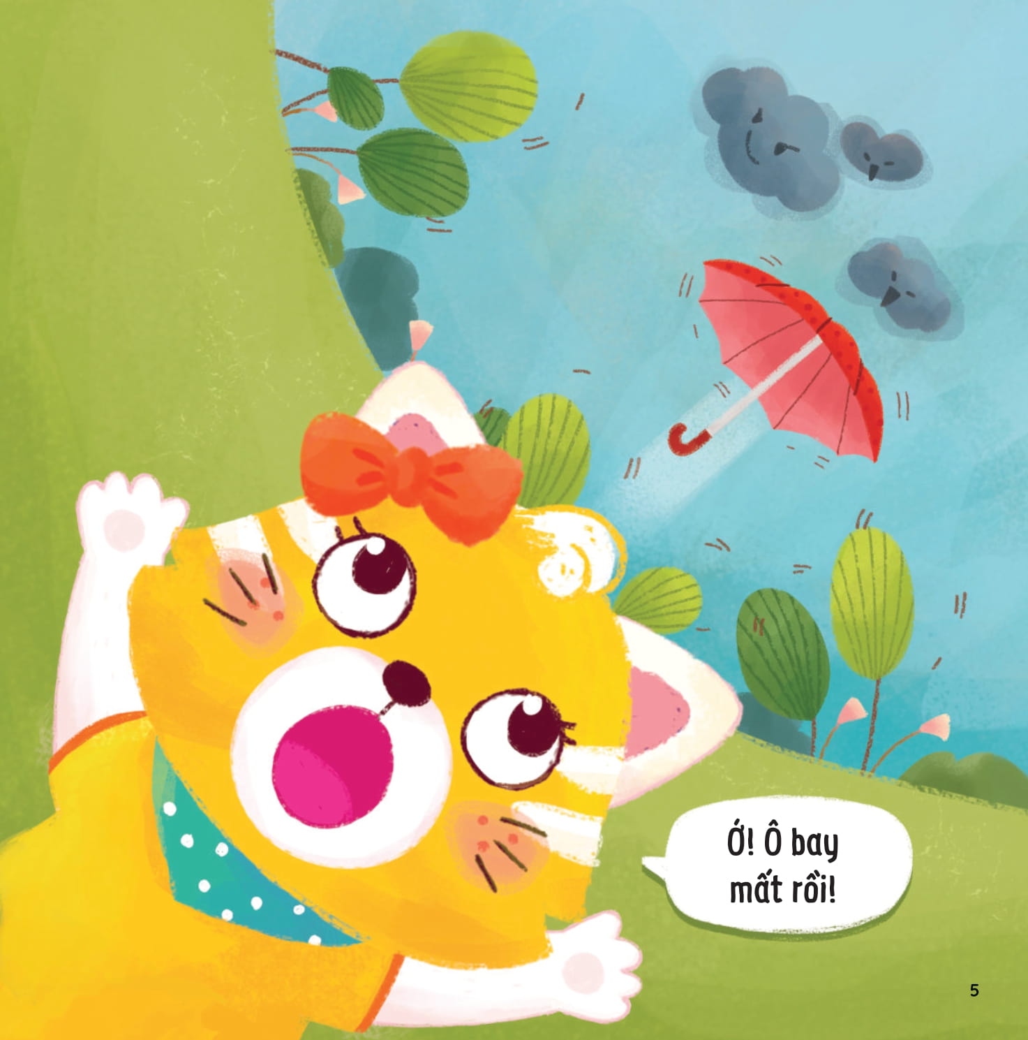 meo meo bé mèo tốt bụng - mưa rồi