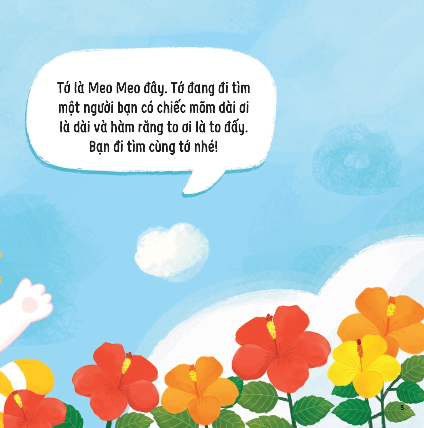 meo meo bé mèo tốt bụng - người bạn mõm dài