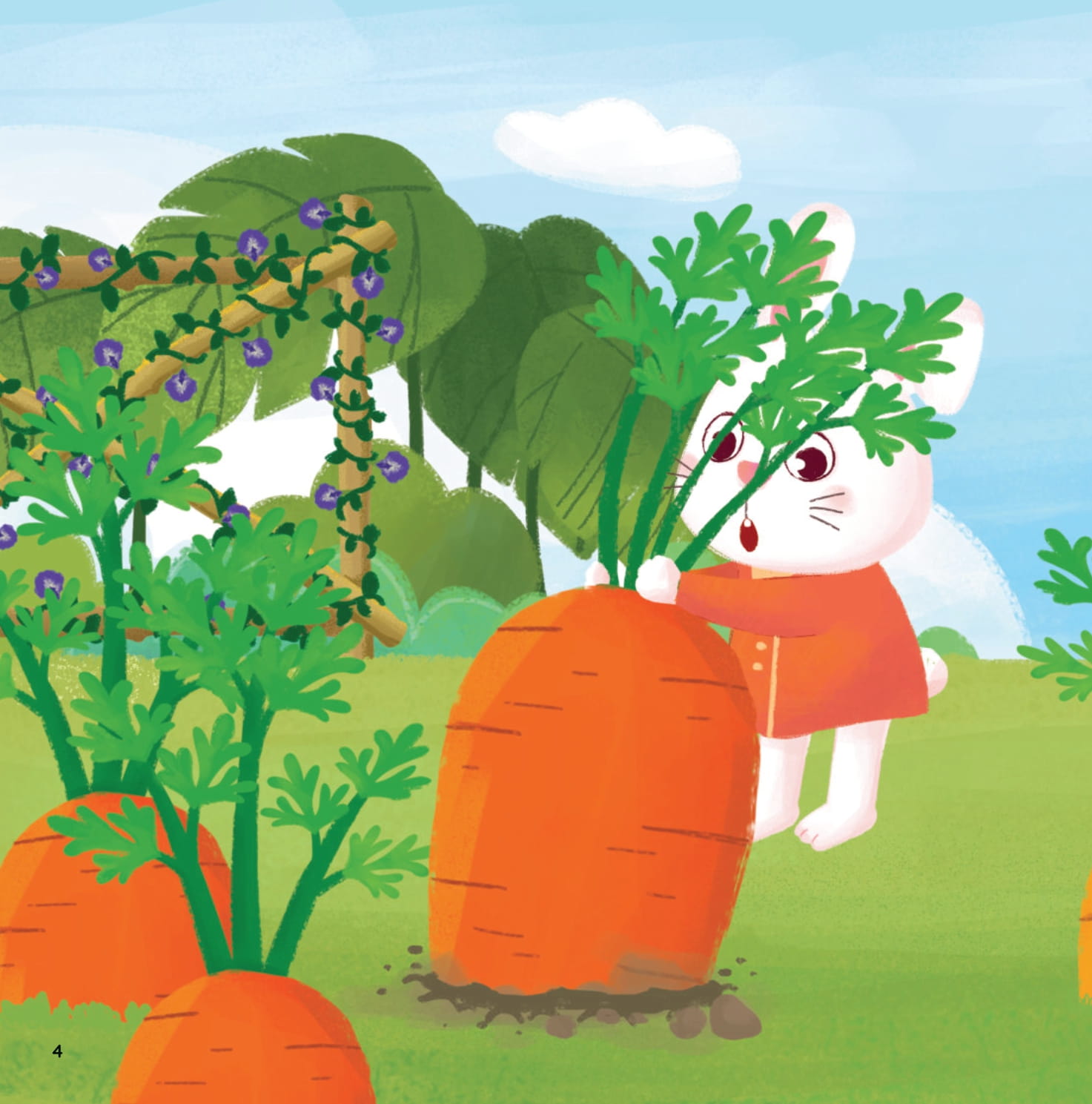 meo meo bé mèo tốt bụng - nhổ cà rốt