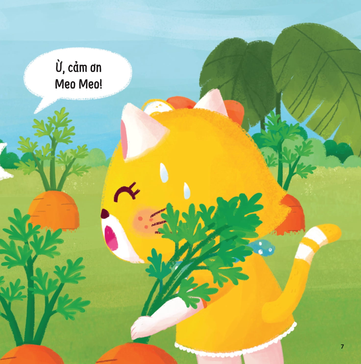 meo meo bé mèo tốt bụng - nhổ cà rốt