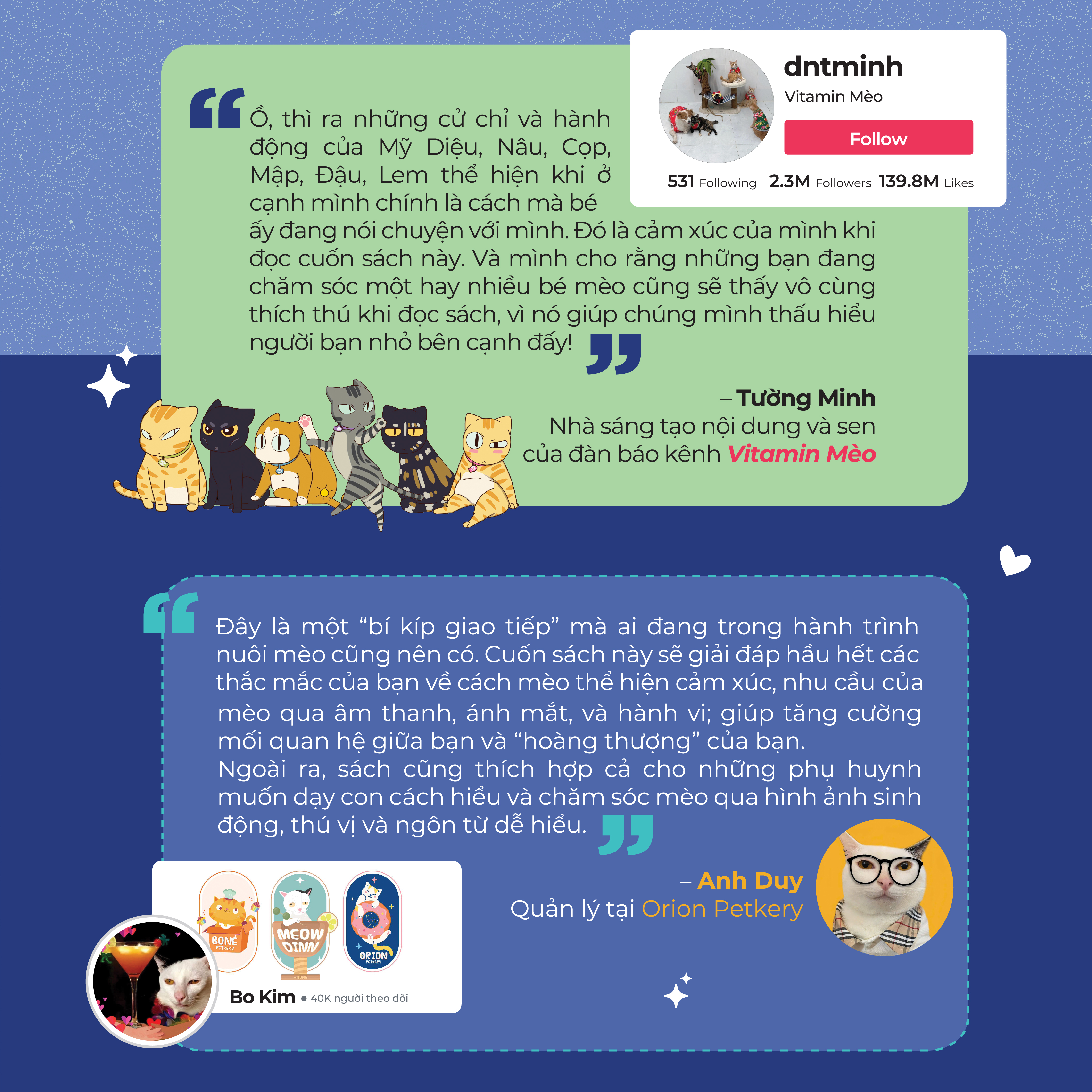 méo mèo meo - bí mật giao tiếp từ cái vẫy đuôi đến tiếng grừ grừ - tặng kèm thẻ đeo mica cá nhân hóa + bộ sticker mèo dễ thương