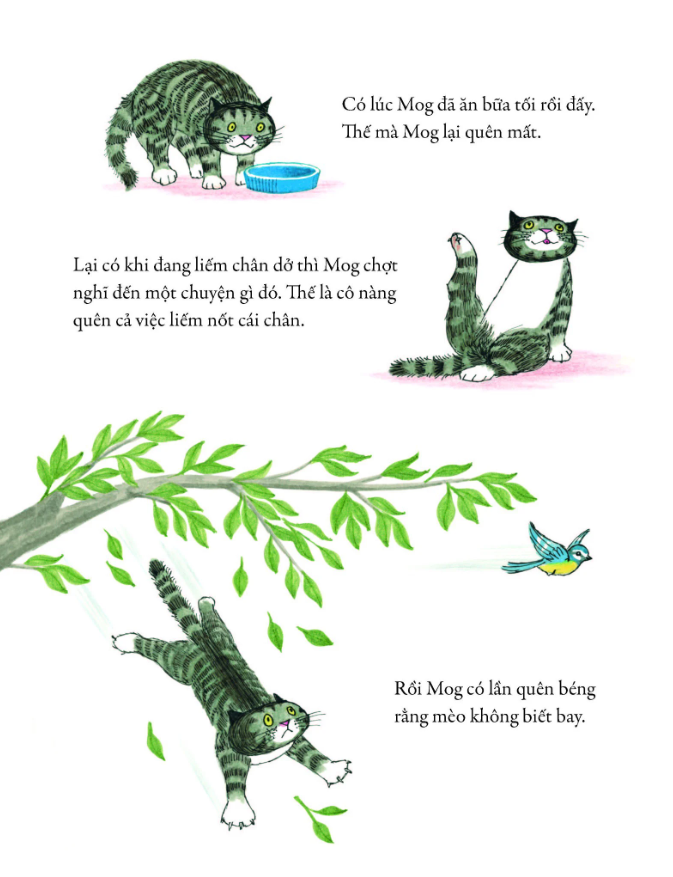 mèo mog mập - cô mèo đãng trí (tái bản 2023)