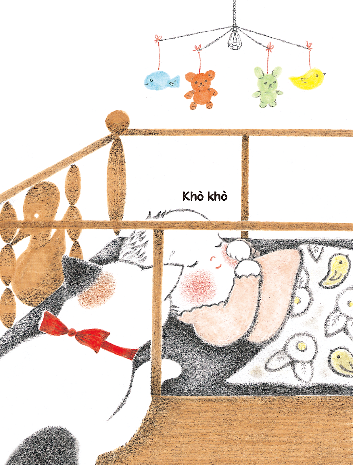 mèo tama và em bé