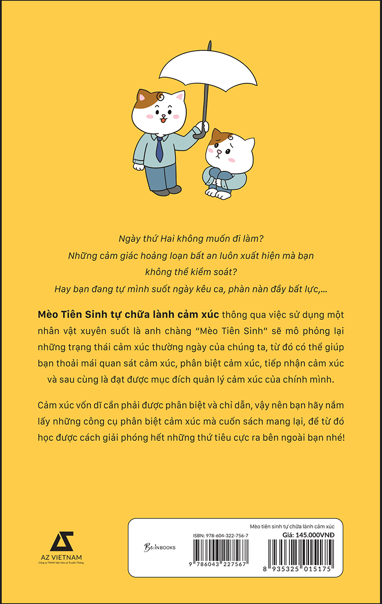 mèo tiên sinh tự chữa lành cảm xúc