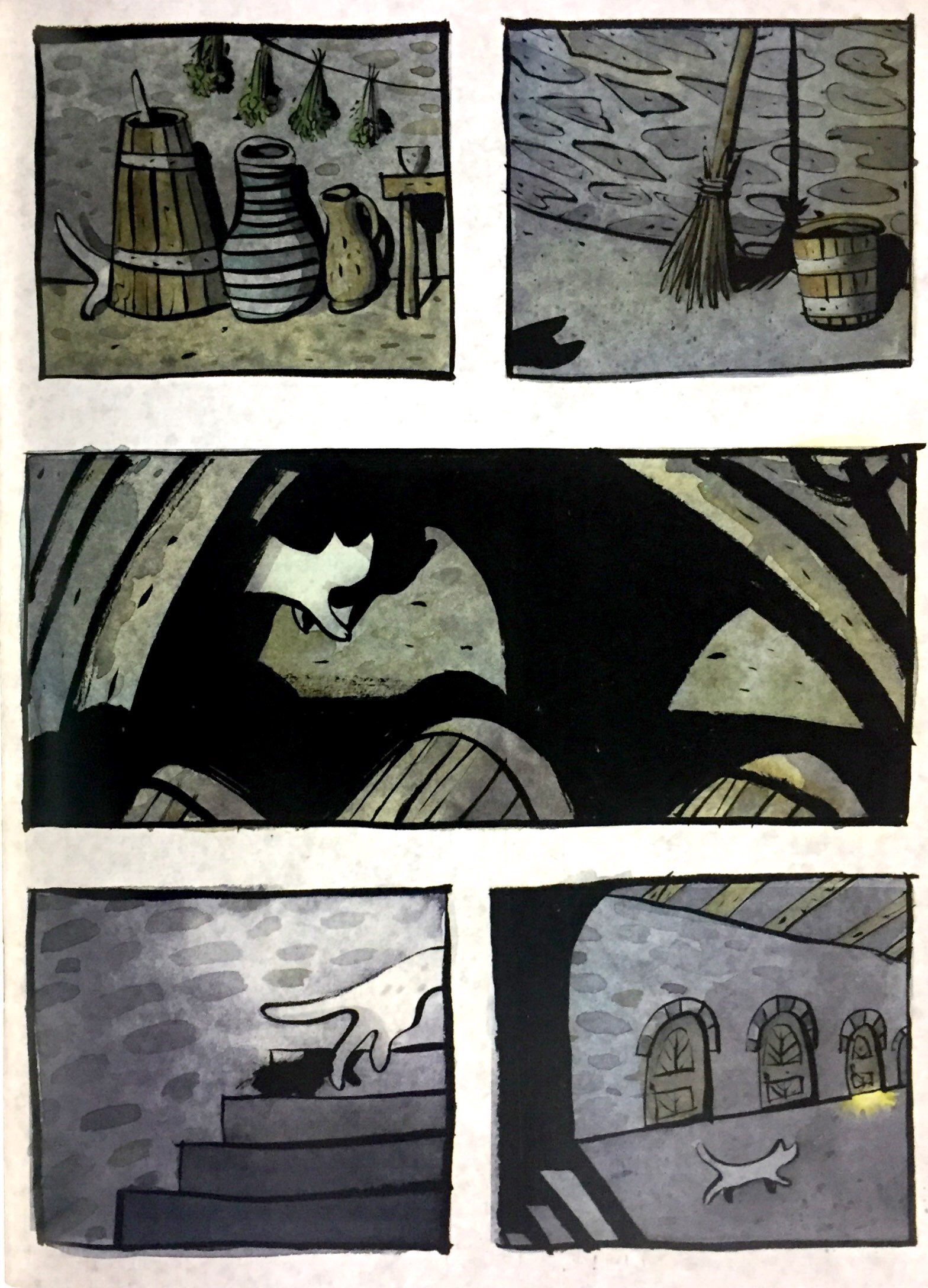 mèo trắng pangur và vị tu sĩ