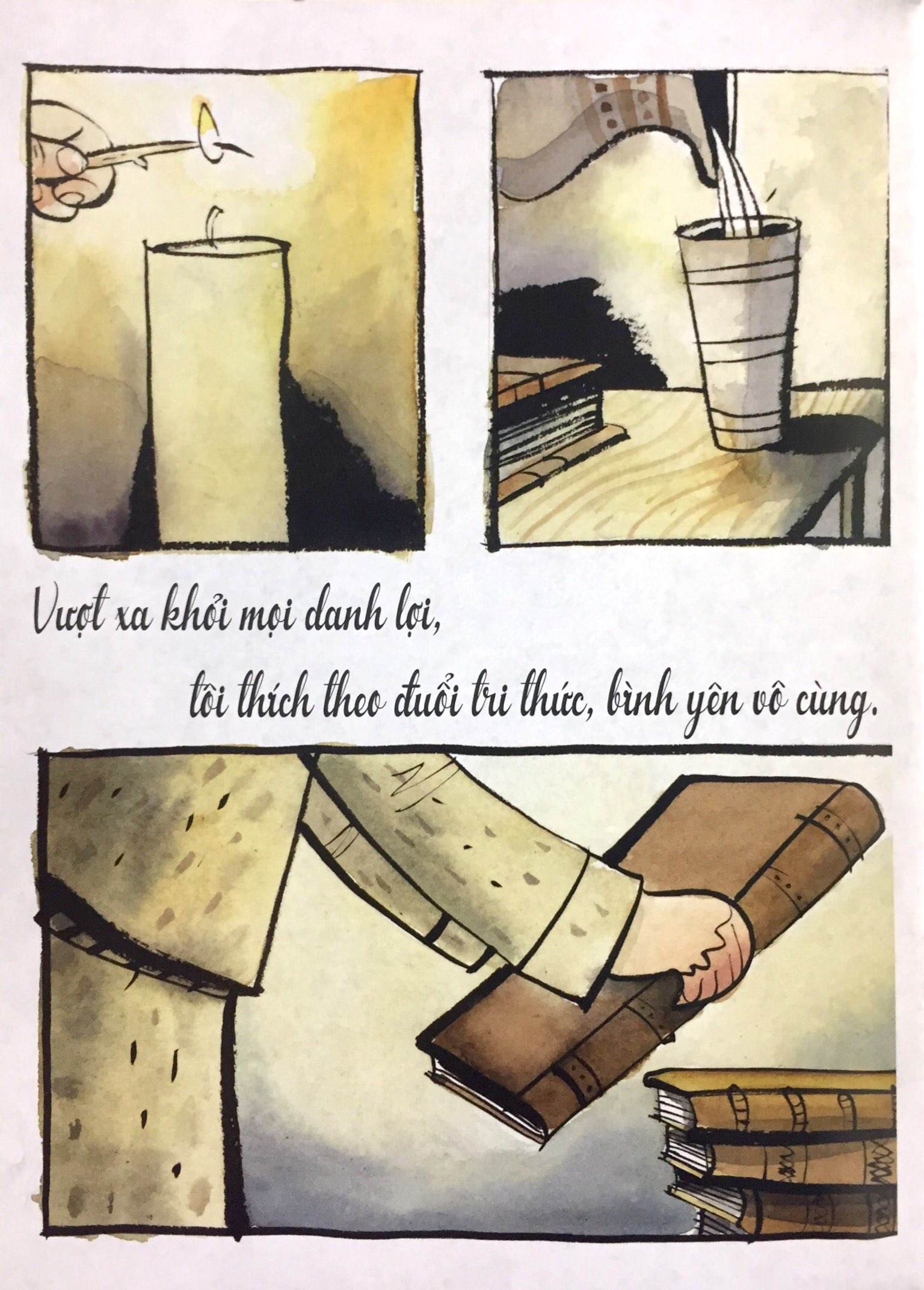 mèo trắng pangur và vị tu sĩ