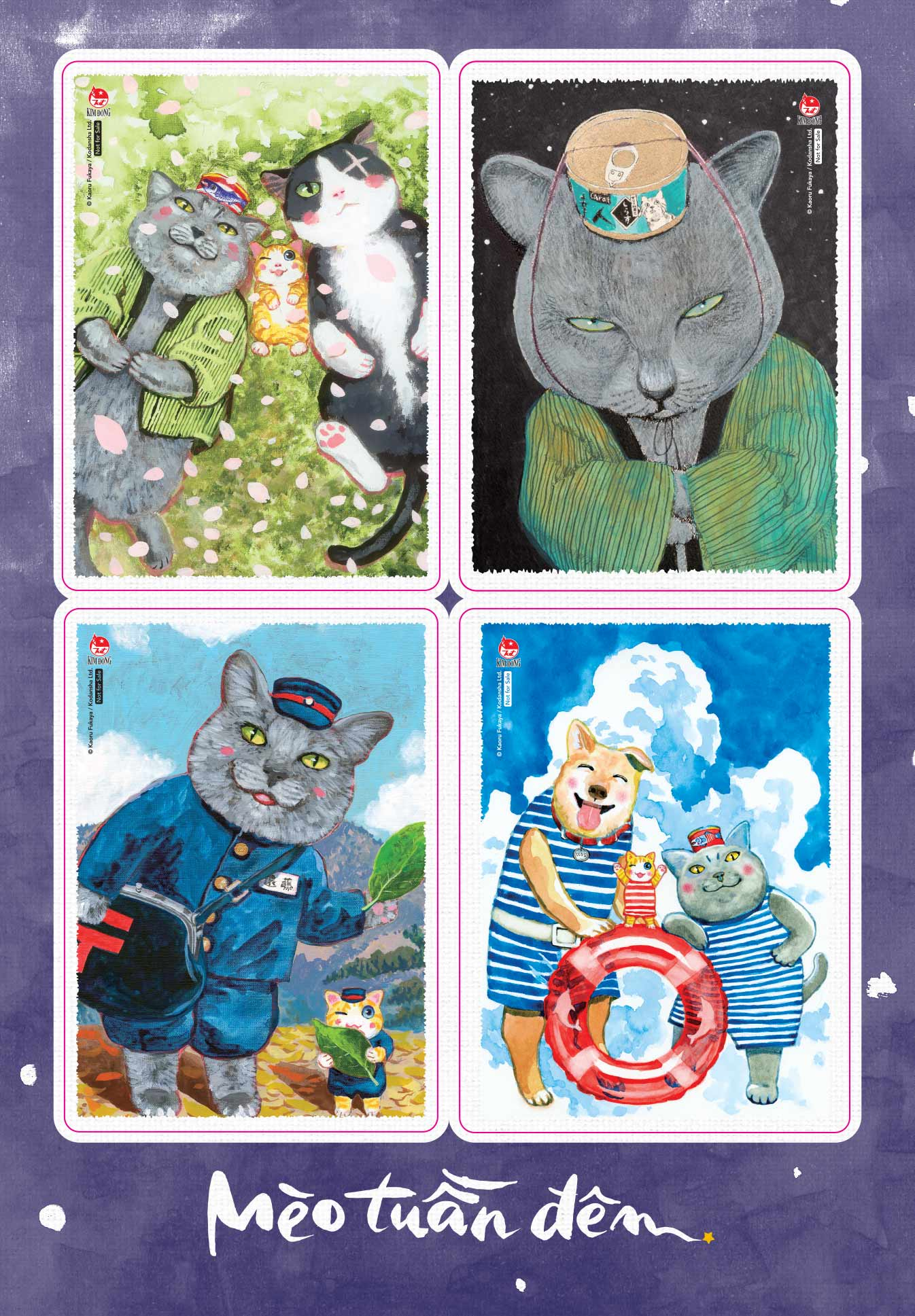 mèo tuần đêm - tập 2 - tặng kèm set postcard