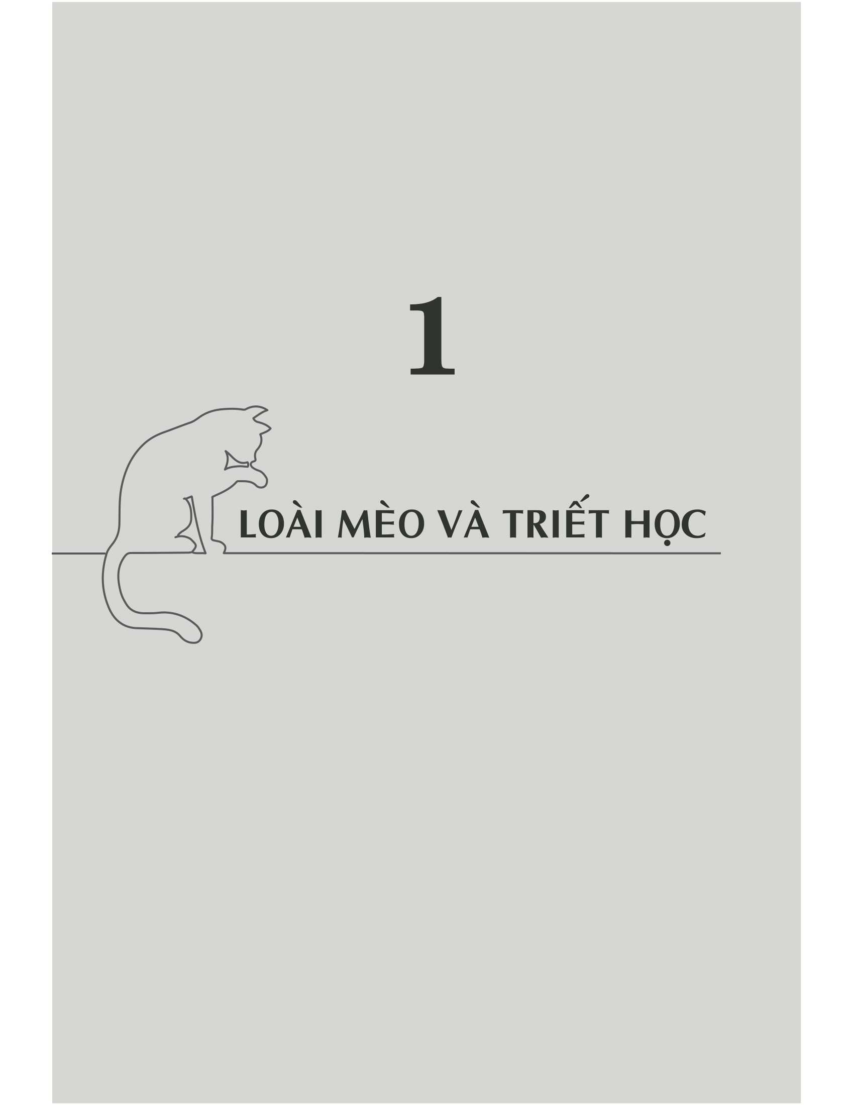 mèo và triết lý nhân sinh