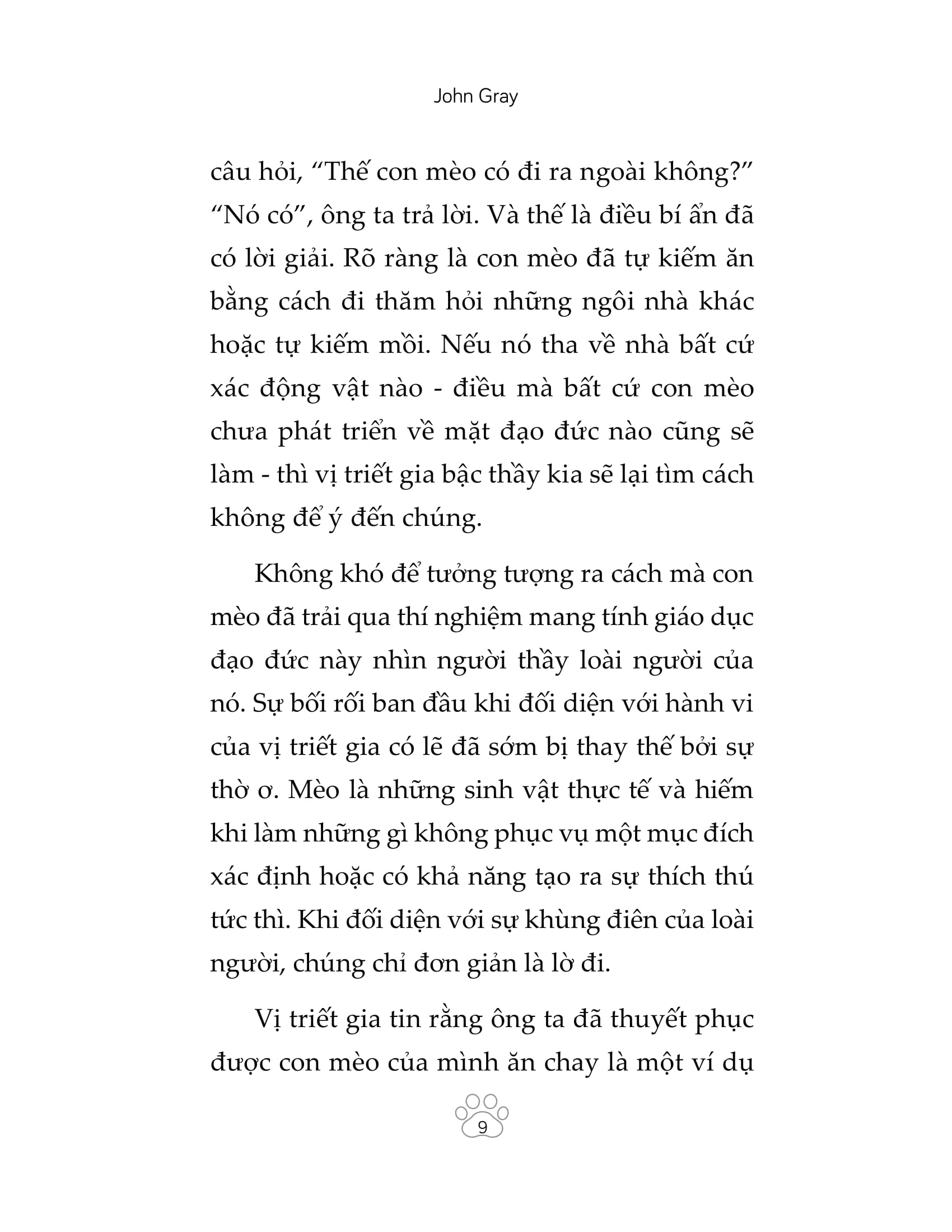 mèo và triết lý nhân sinh