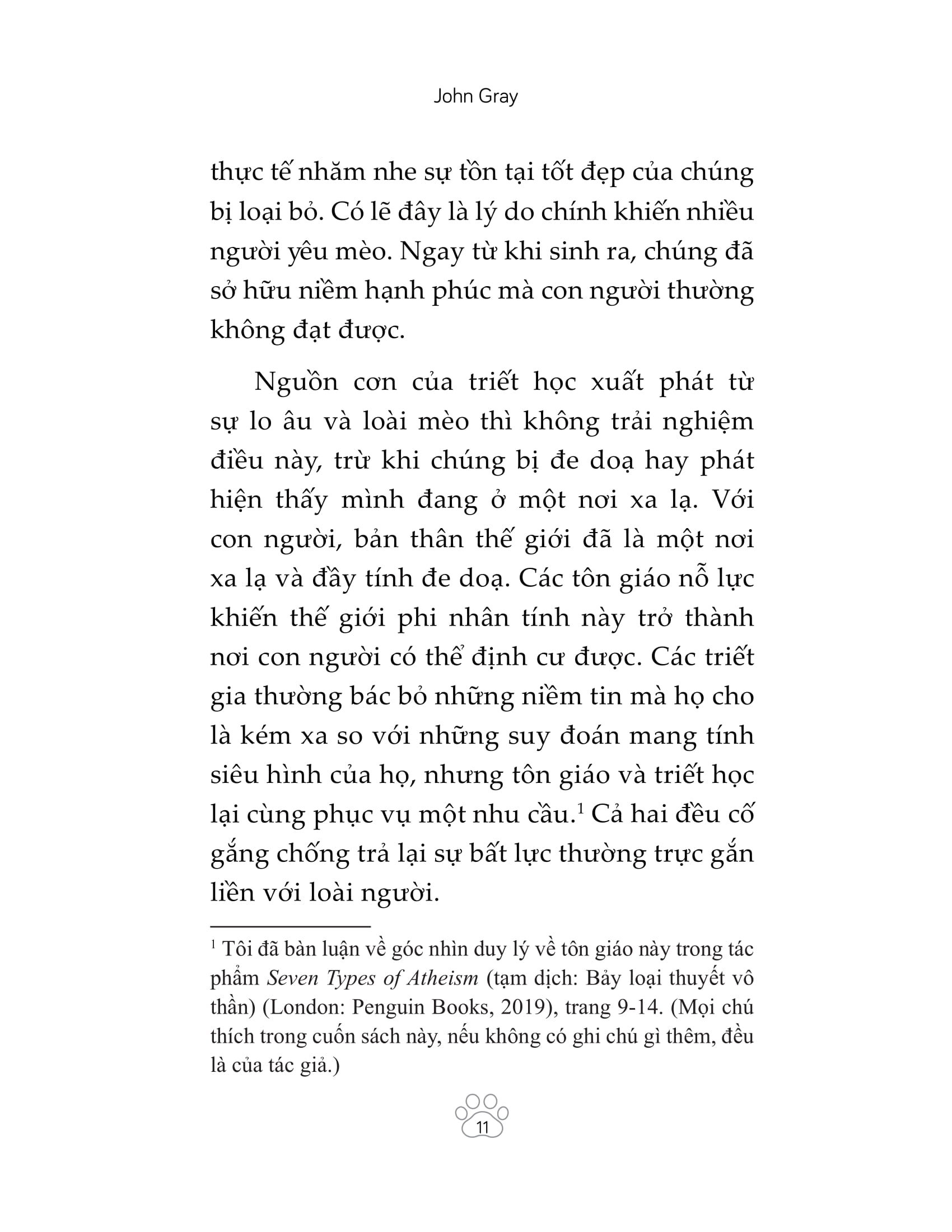 mèo và triết lý nhân sinh