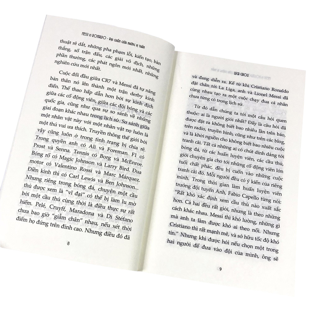 messi vs ronaldo - đại chiến giữa những vị thần (tái bản 2024)