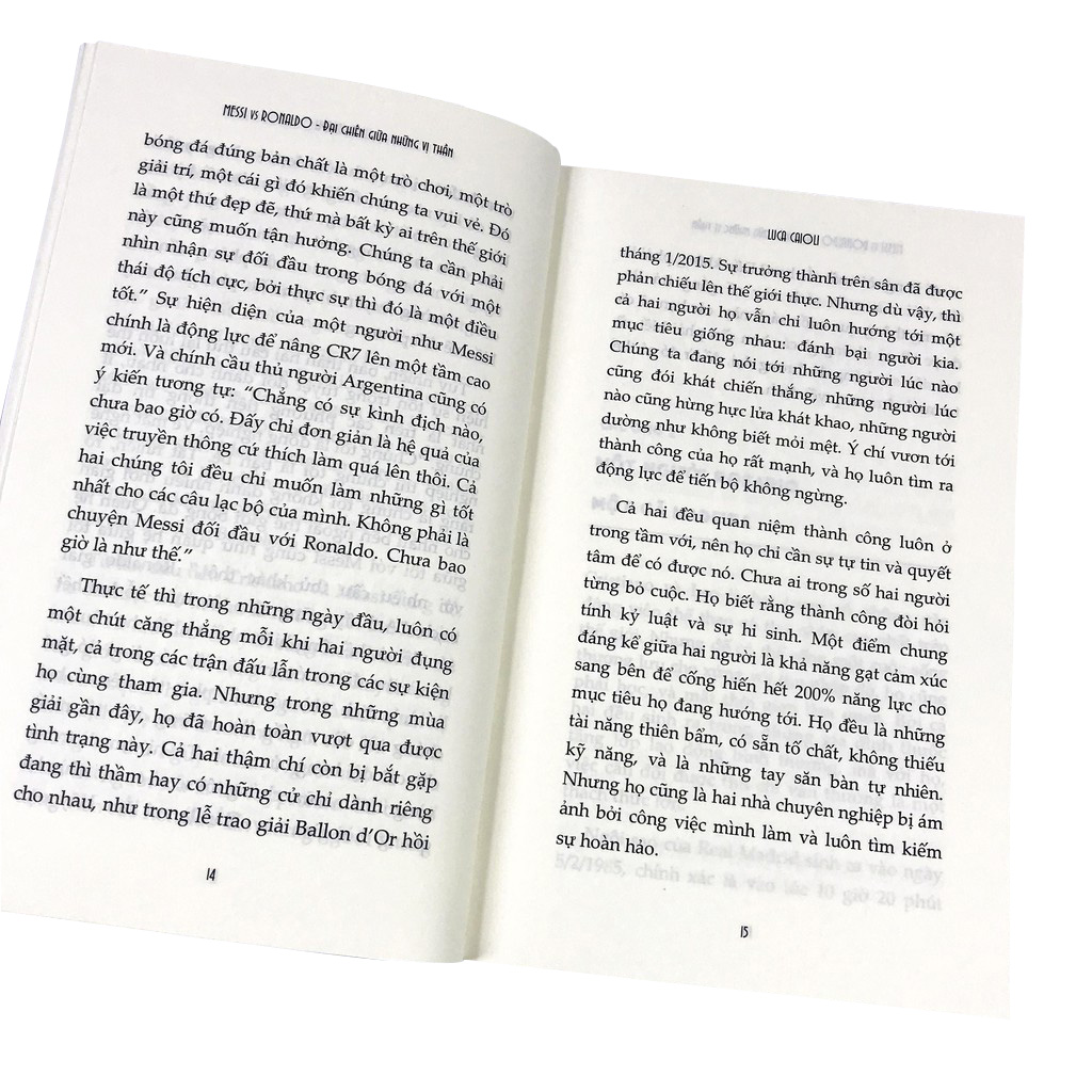 messi vs ronaldo - đại chiến giữa những vị thần (tái bản 2024)