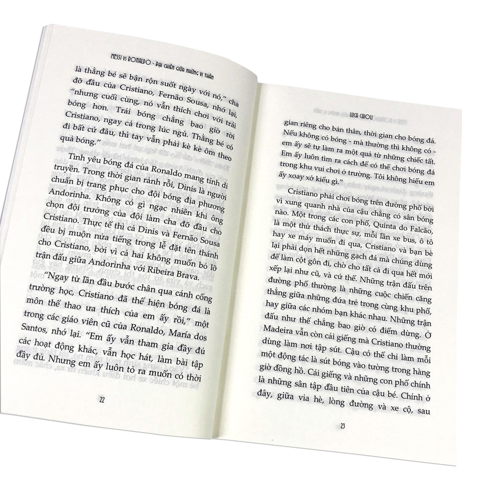 messi vs ronaldo - đại chiến giữa những vị thần (tái bản 2024)
