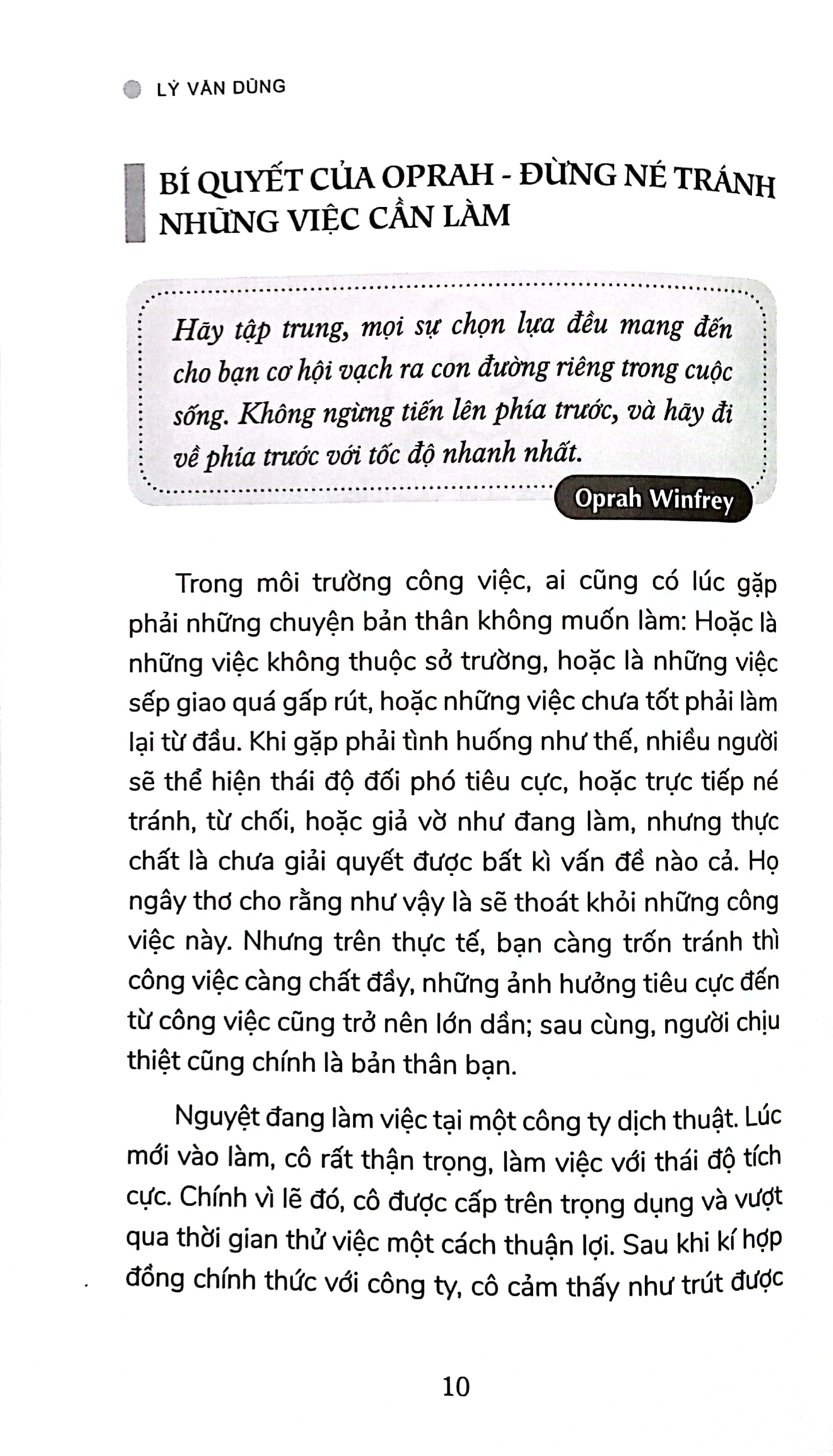 mệt mỏi không phải do công việc mà do phương pháp làm việc