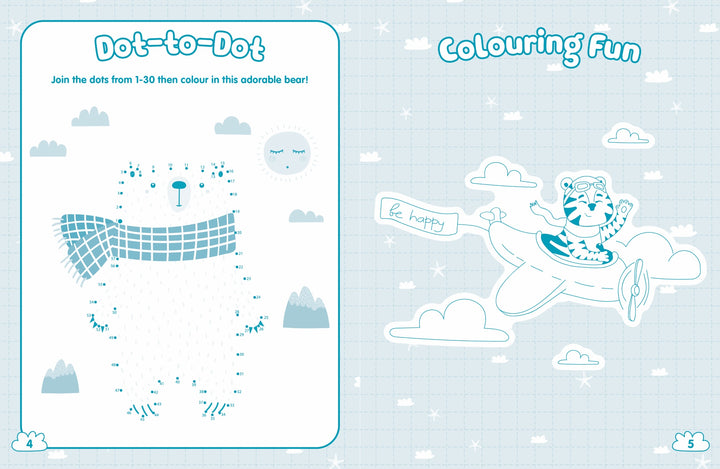 metallic bubble sticker activity book - animals