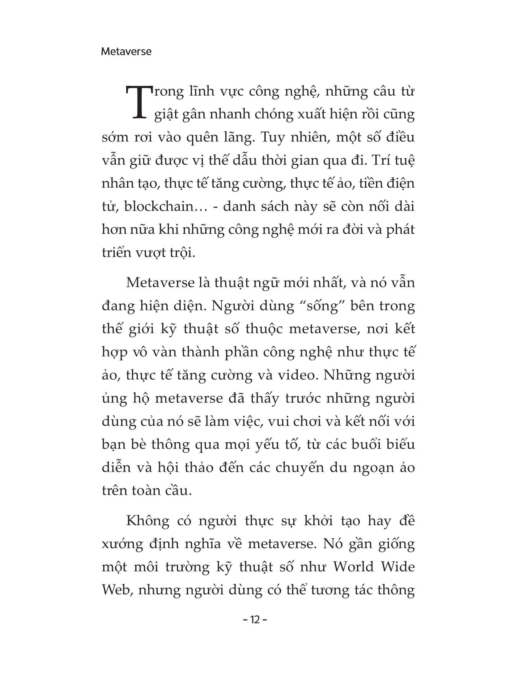 metarvese - cuộc cách mạng tiếp nối blocchain, nft và tiền điện tử