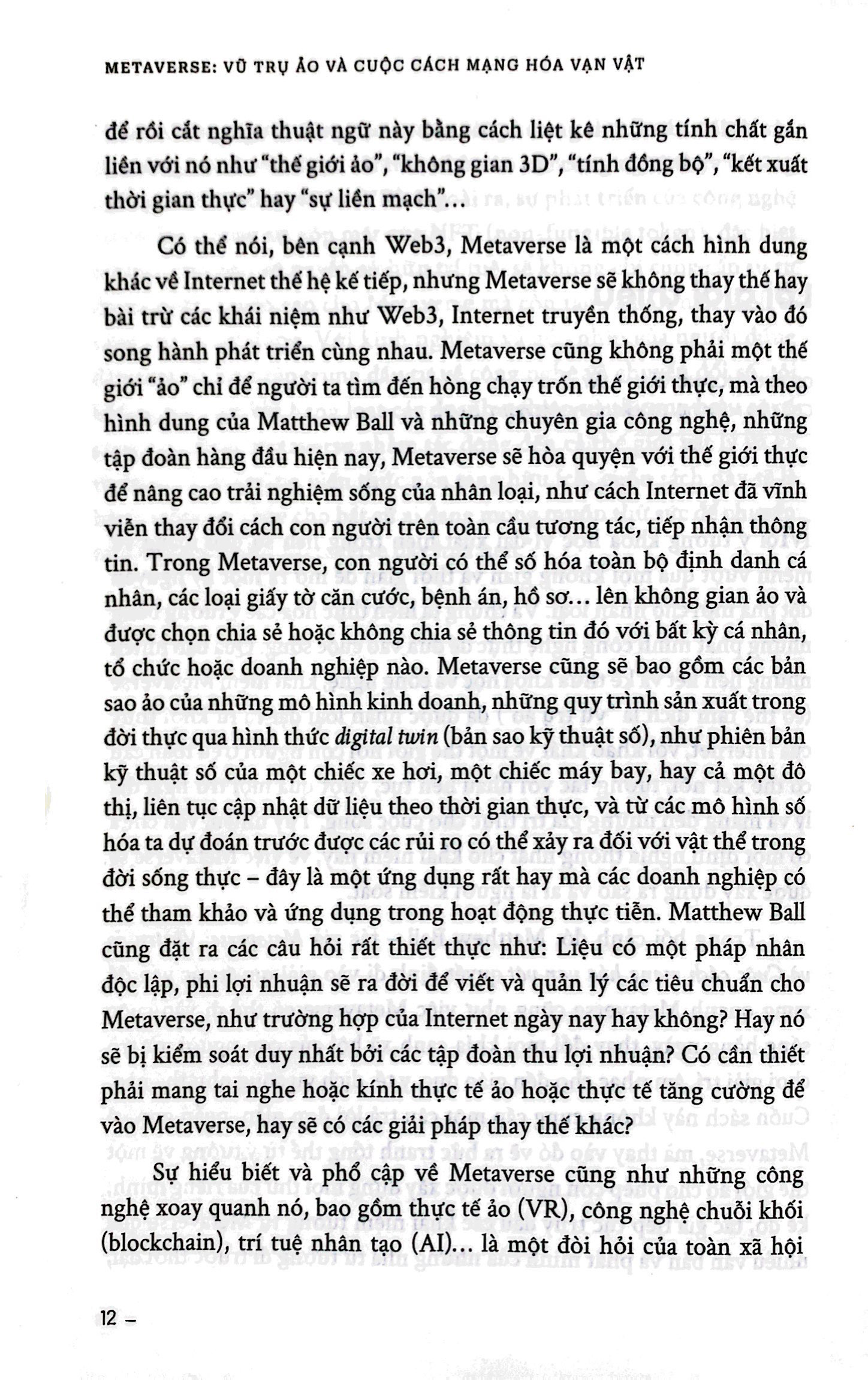 metaverse - vũ trụ ảo và cuộc cách mạng hóa vạn vật