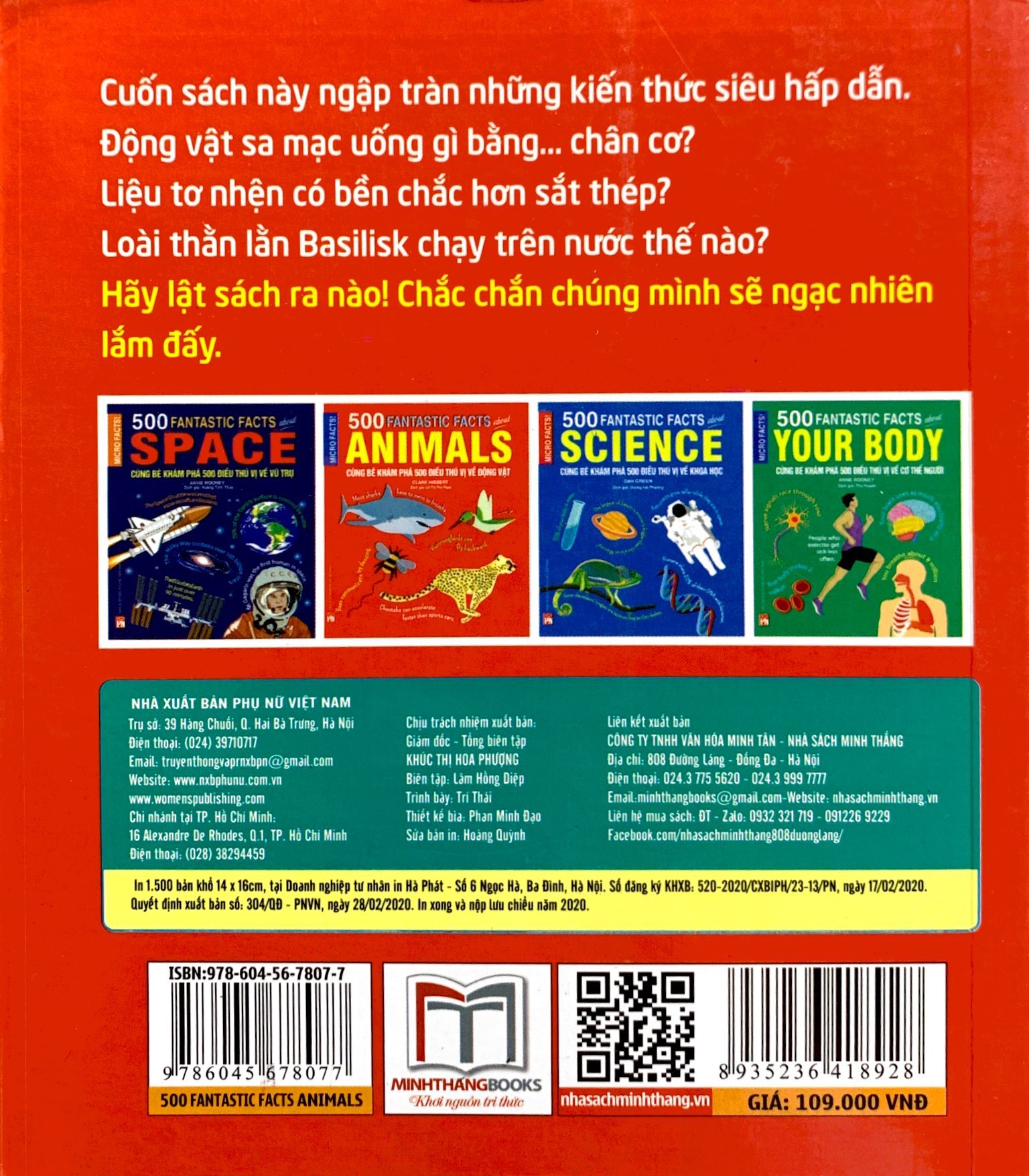 micro facts! 500 fantastic facts about animals - cùng bé khám phá 500 điều thú vị về động vật