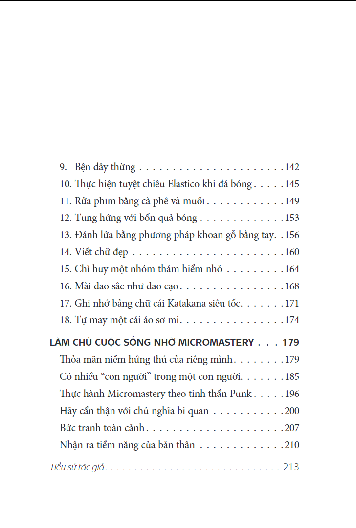 micromastery - thành thạo kỹ năng nhỏ, vươn đến thành công lớn