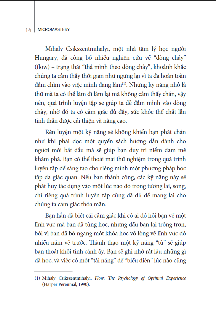 micromastery - thành thạo kỹ năng nhỏ, vươn đến thành công lớn