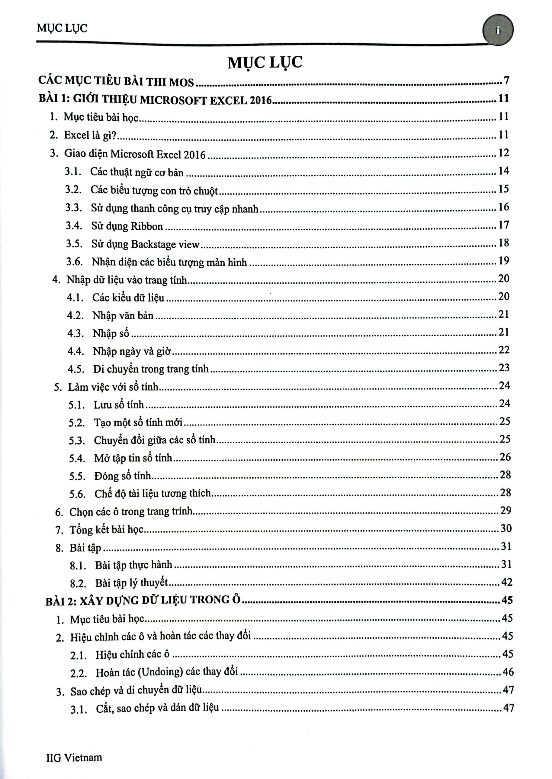 microsoft excel 2016 (tái bản 2023)