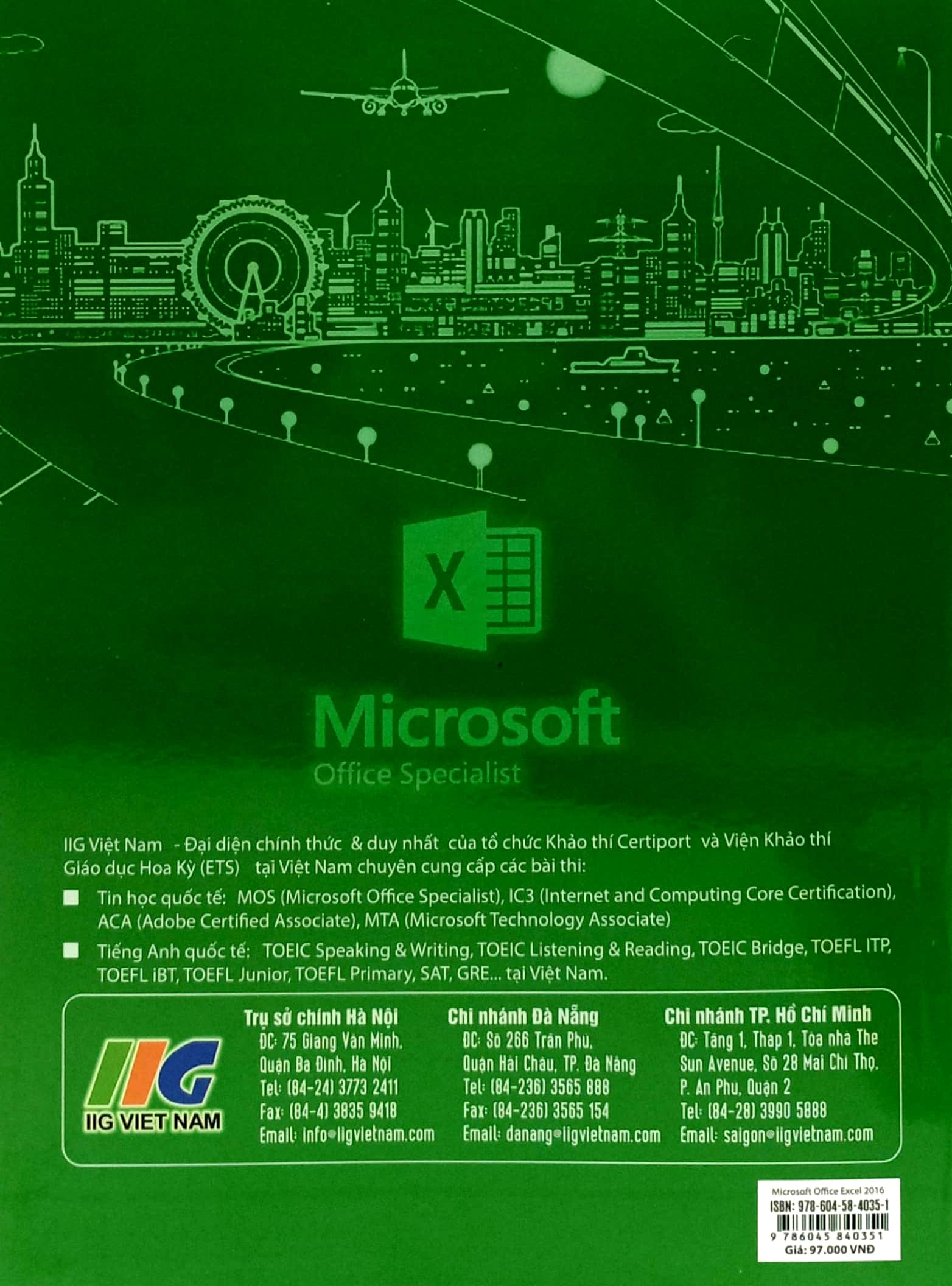 microsoft excel 2016 (tái bản 2023)